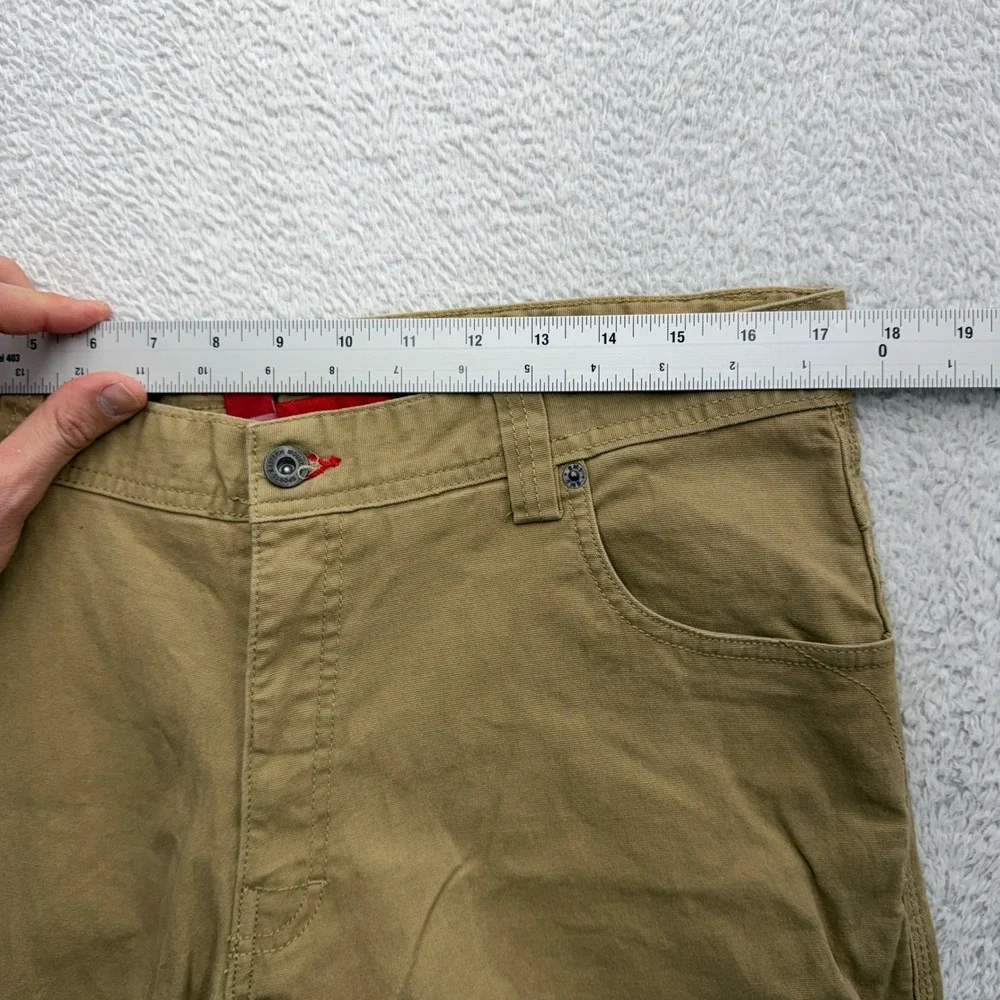 Eastern Mountain Sports Mens 34x30 Khaki Canvas Utility Work Pants S18M0846